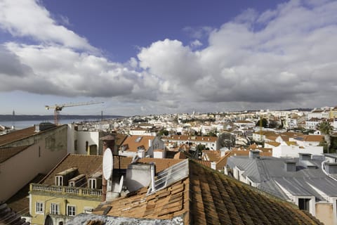 A vista do terraço