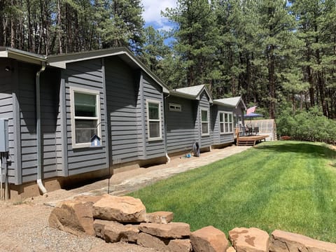 Exterior photo. Taken from driveway/parking area. 