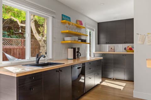 Open and airy kitchen