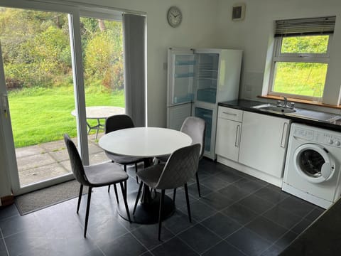 Kitchen with patio doors leading into the garden