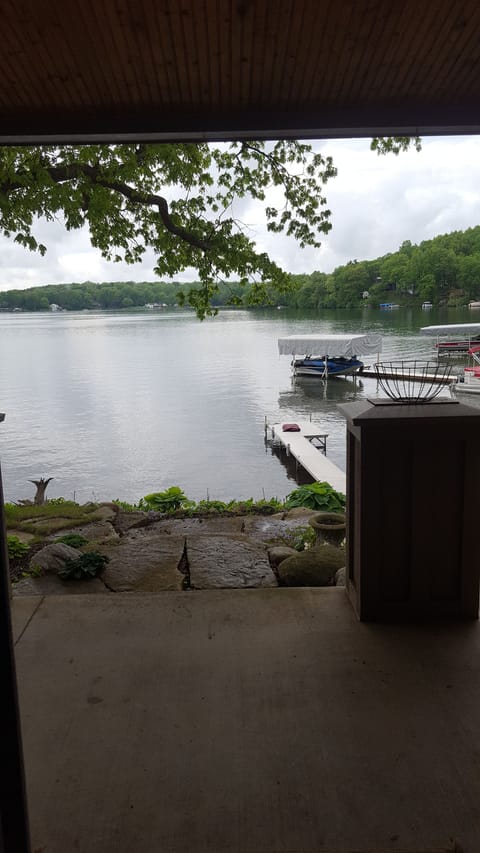 Lake view from porch
