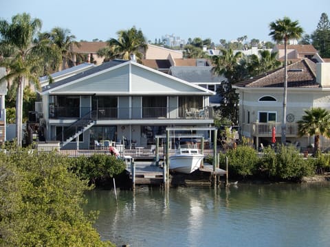 View of our home from the Indian Rocks bridge