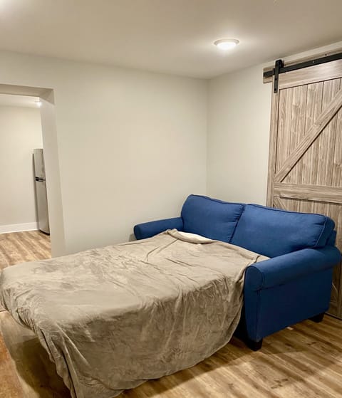 Sofa bed comes pre-made. 