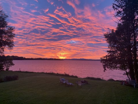 Incredible Sunrise. It is a very private property with incredible views.