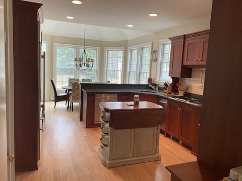 Kitchen is very well stocked - 2 pantries w/ spices, pans and anything you name!