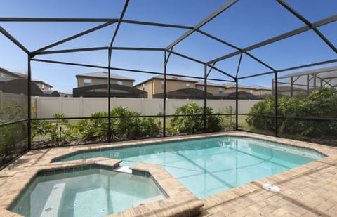 Splash into your very own pool or relax inside the SPA