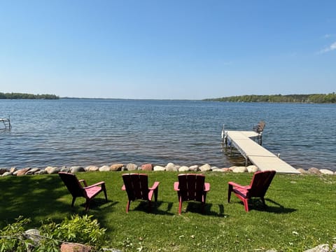 Private dock and shoreline