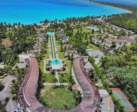 Drone shot over Sublime Samana