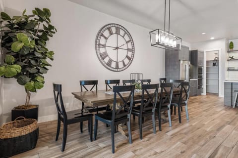 Seat up to 10 at the dining table