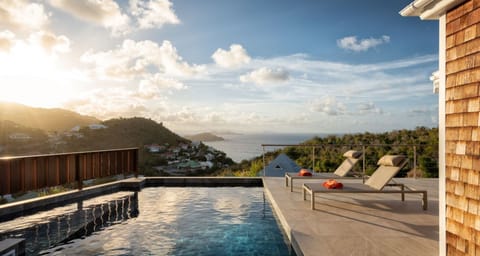 Villa Cypraea is a modern 2 bedroom Ocean View Villa in St Barths