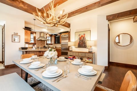 Open and bright with hardwood flooring