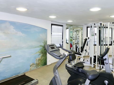 Building, Exercise Machine, House, Stationary Bicycle, Floor, Flooring, Desk, Plant, Houseplant