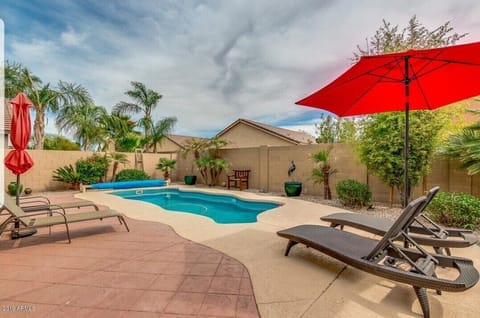 Southern Facing Backyard