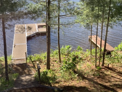 Both piers have easy access to water for swimming and boating