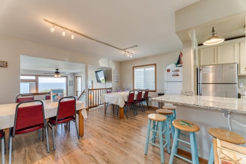 Two refrigerators lets you stock up on the good stuff.