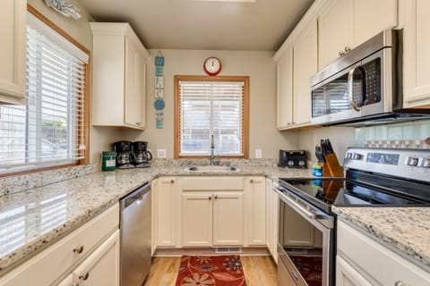 Whip up gourmet feasts in the fully equipped kitchen.