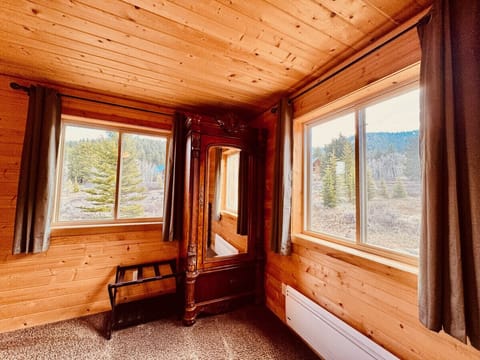 Master suite on main level with King bed and attached bathroom