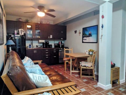 Kitchen/Dining Area, cutlery, tableware, essentials & grocery storage.