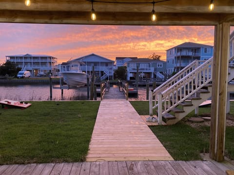 Back porch sunset 