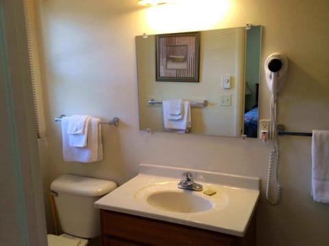 One of the bathrooms