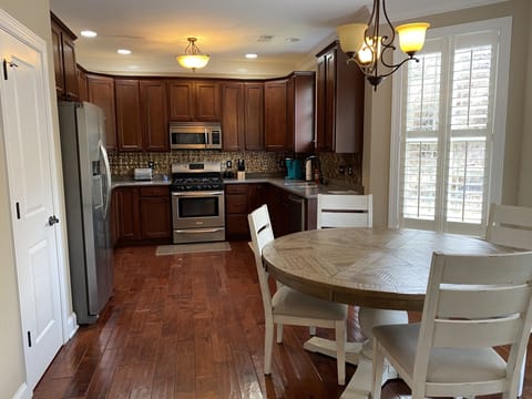 Eat in kitchen with seating for 4.