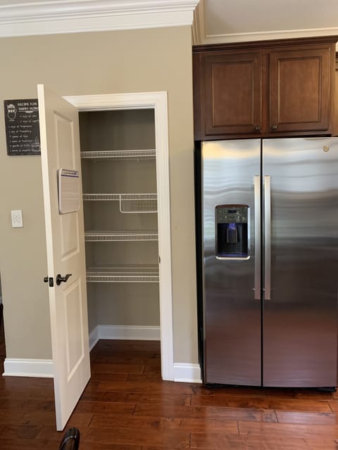 New fridge and pantry