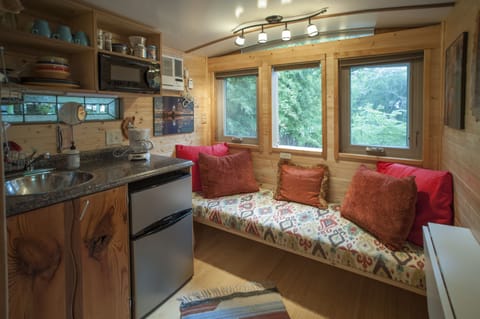 Couch with kitchenette 