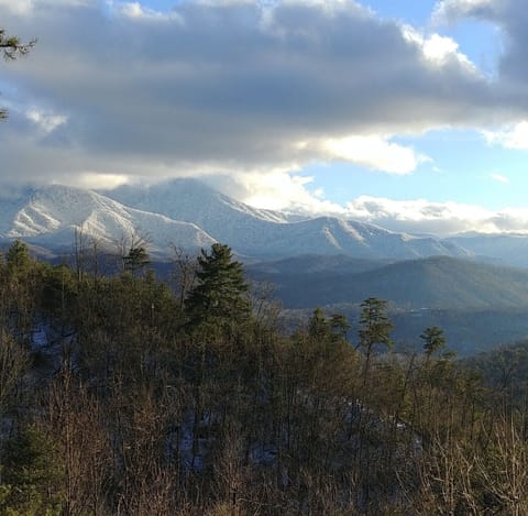 Snow on Mount Leconte