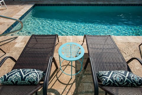 Working on your tan?  Enjoy relaxing in these comfy loungers.
