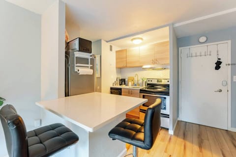 Enjoy homemade meals or takeout in the newly remodeled kitchen and eating area