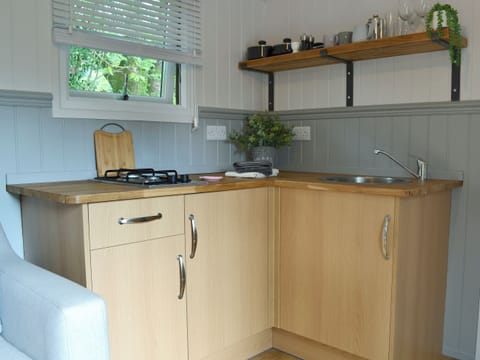 Open plan living space | Caban Caru - Cewydd Cottages, Cwm-Cewydd, near Machynlleth