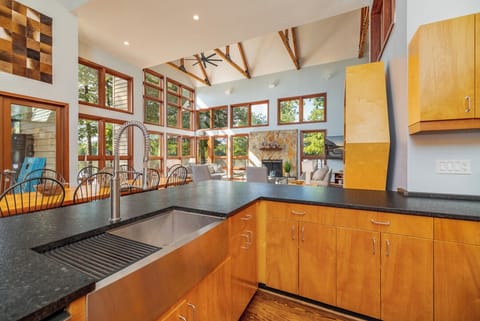 Plenty of prep space in the kitchen