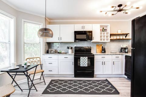 fully stocked kitchen