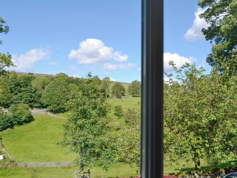Rural view from the double bedroom | Brambledene, Hebden, near Grassington