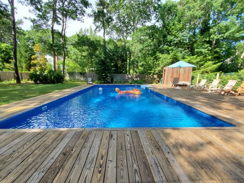 Lawn, Deck, Outdoor Shower, Pool