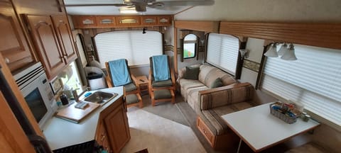 View from vanity landing