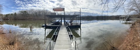 32 X 32 dock with gazebo. 