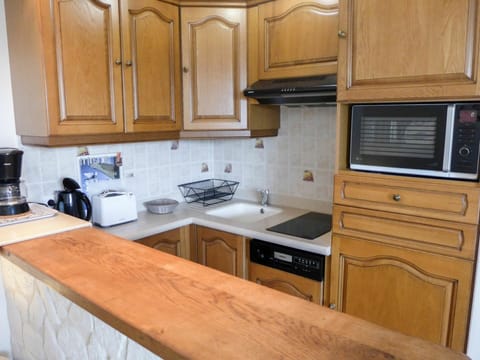 Cabinetry, Countertop, Furniture, Kitchen Appliance, Kitchen Sink, Kitchen, Kitchen Stove, Home Appliance, Wood, Lighting