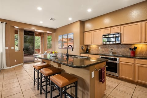 Modern stainless appliances