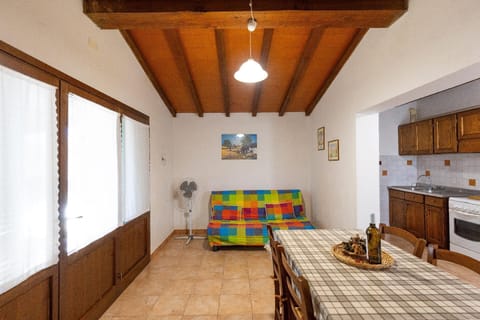 Living room with kitchenette