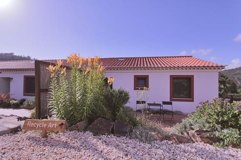 External view of the building. The Recycle Art apartmnet