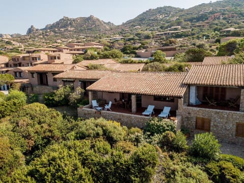 External view of the building. Terrace with sea view