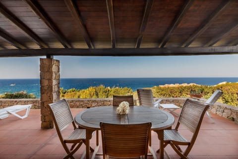 Terrace. Terrace with sea view