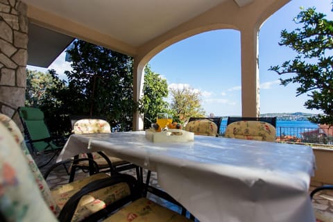 Terrace. large capped Terrace with sea view