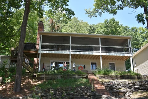 Lake side of house