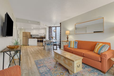 Relax in a beachy comfort corner of our oceanview suite, where the entire space is adorned with coastal-inspired decor, creating a cozy and inviting atmosphere.