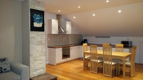 open plan kitchen ,dining & living area