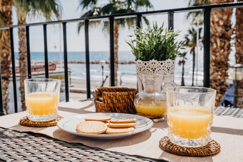 Balcony with a beautiful view of the beach. Perfect for enjoying the outdoors.