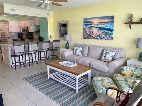 Living room and view of first floor.