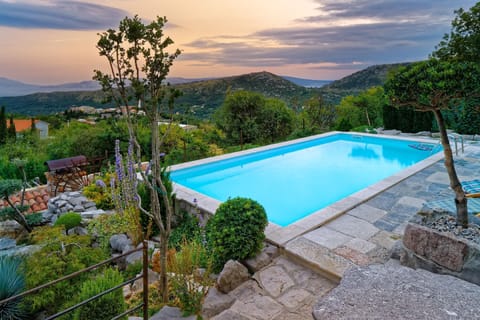 Pool. Pool with the most beautiful view